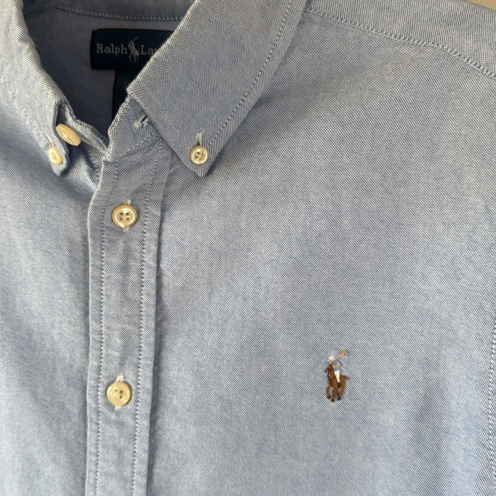 🩵 Ralph Lauren Chambray Oxford 🩵